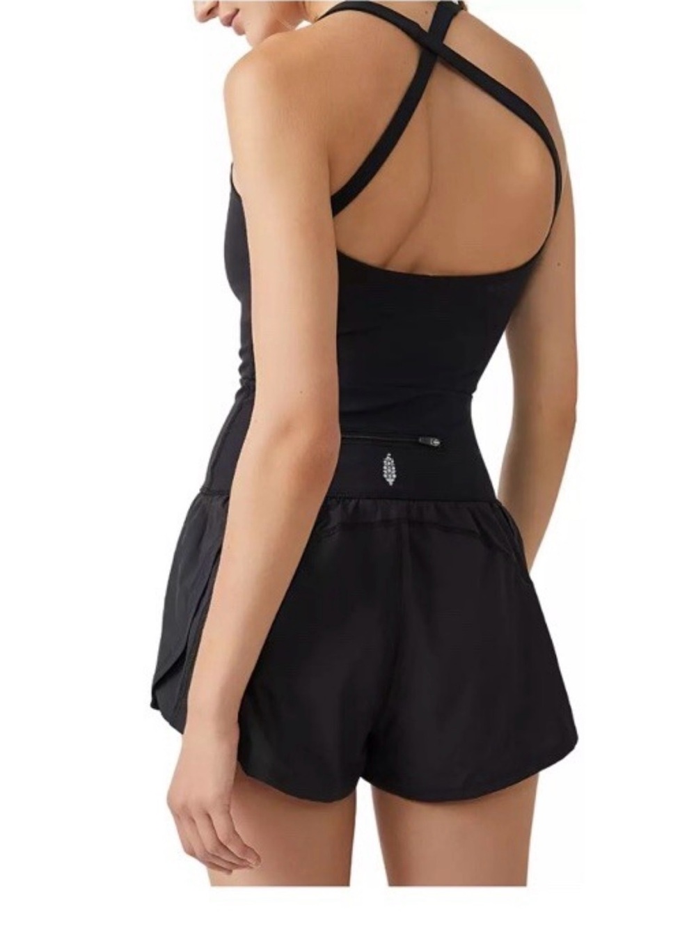Free People Movement Righteous Runsie in Black Size Medium